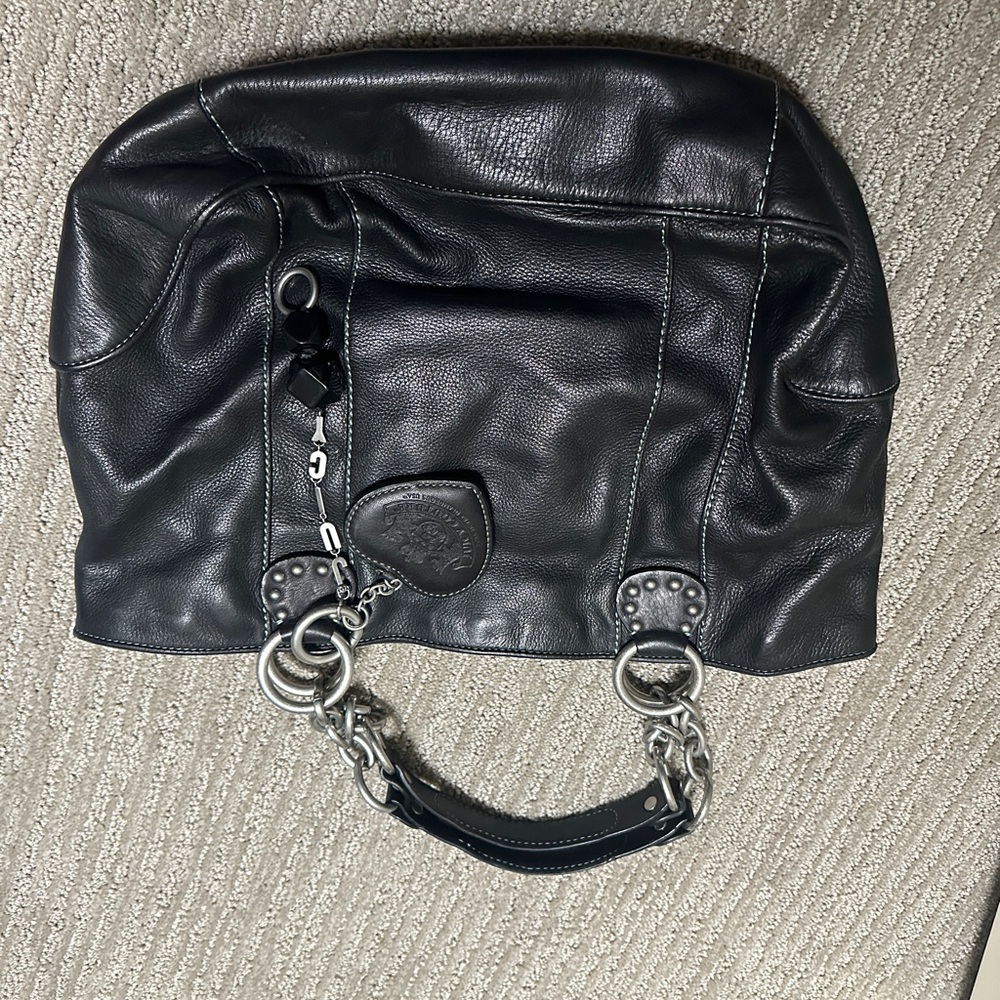 Vintage Juicy Couture Black Leather Women's Bag
